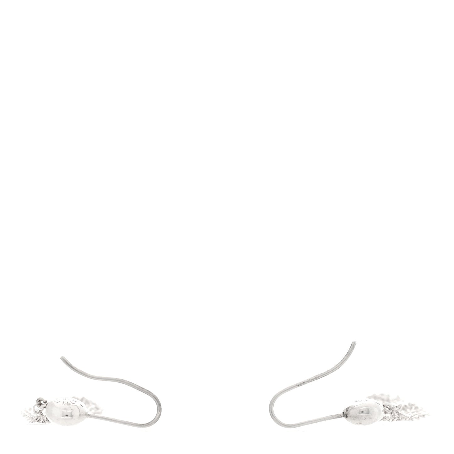 Sterling Silver Small Elsa Peretti Mesh Earrings