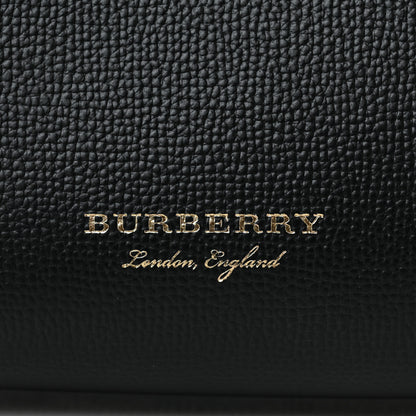 Burberry Grainy Calfskin House Check Small Banner Tote Black 13 of 13