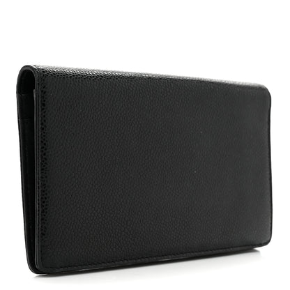 Chanel Caviar Timeless CC Yen Wallet Black 3 of 9