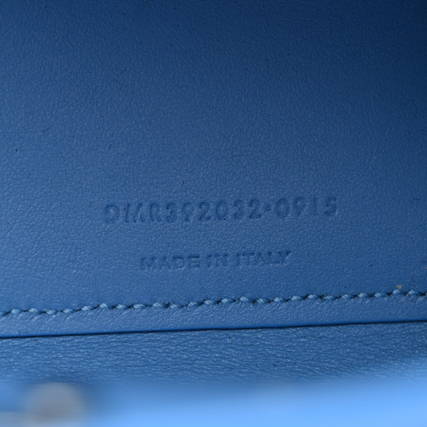 Grained Calfskin Baby Sac De Jour Blue Clair