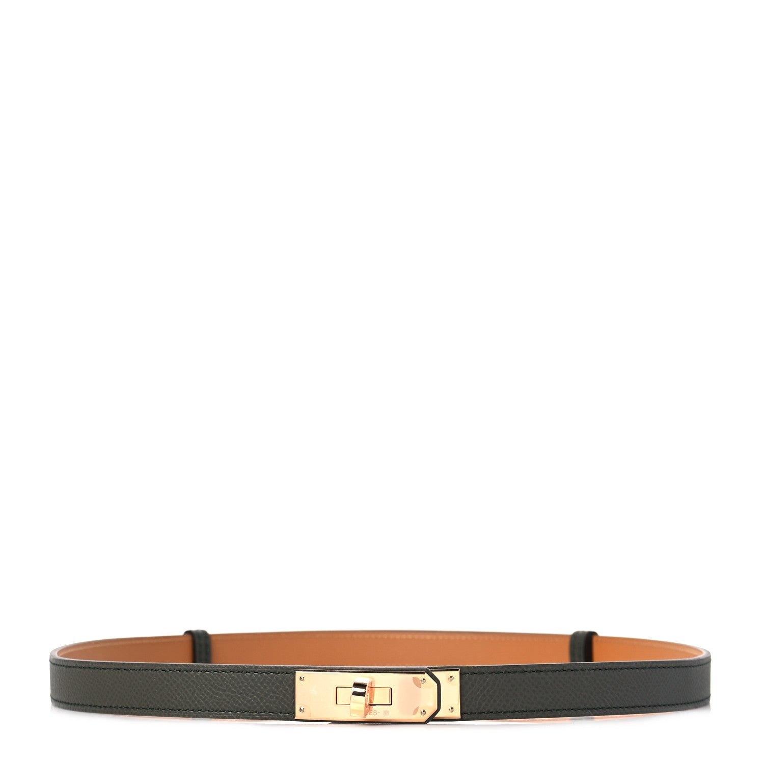 Hermes Epsom Kelly Belt Vert De Gris 1 of 3