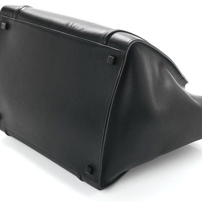 Celine Grained Calfskin Medium Phantom Luggage Black 12 of 13