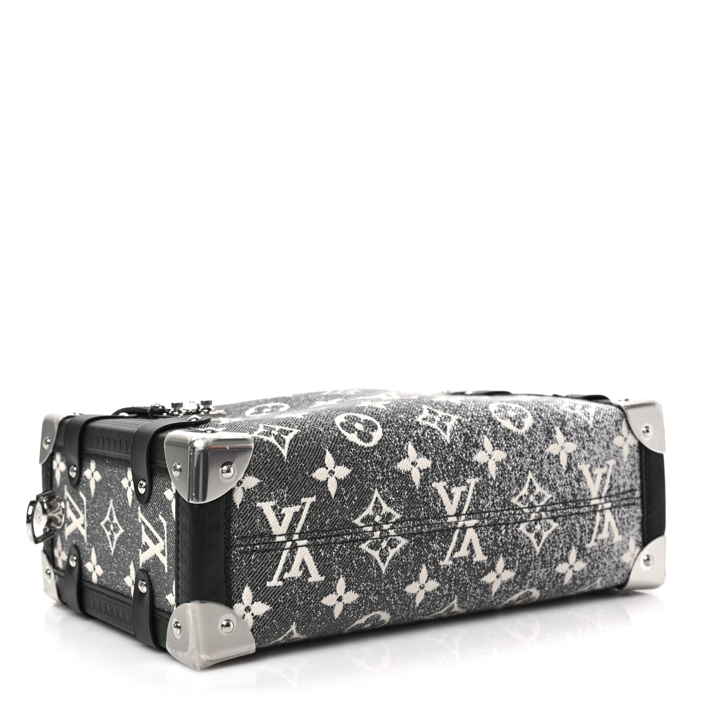 Monogram Jacquard Denim Side Trunk Grey