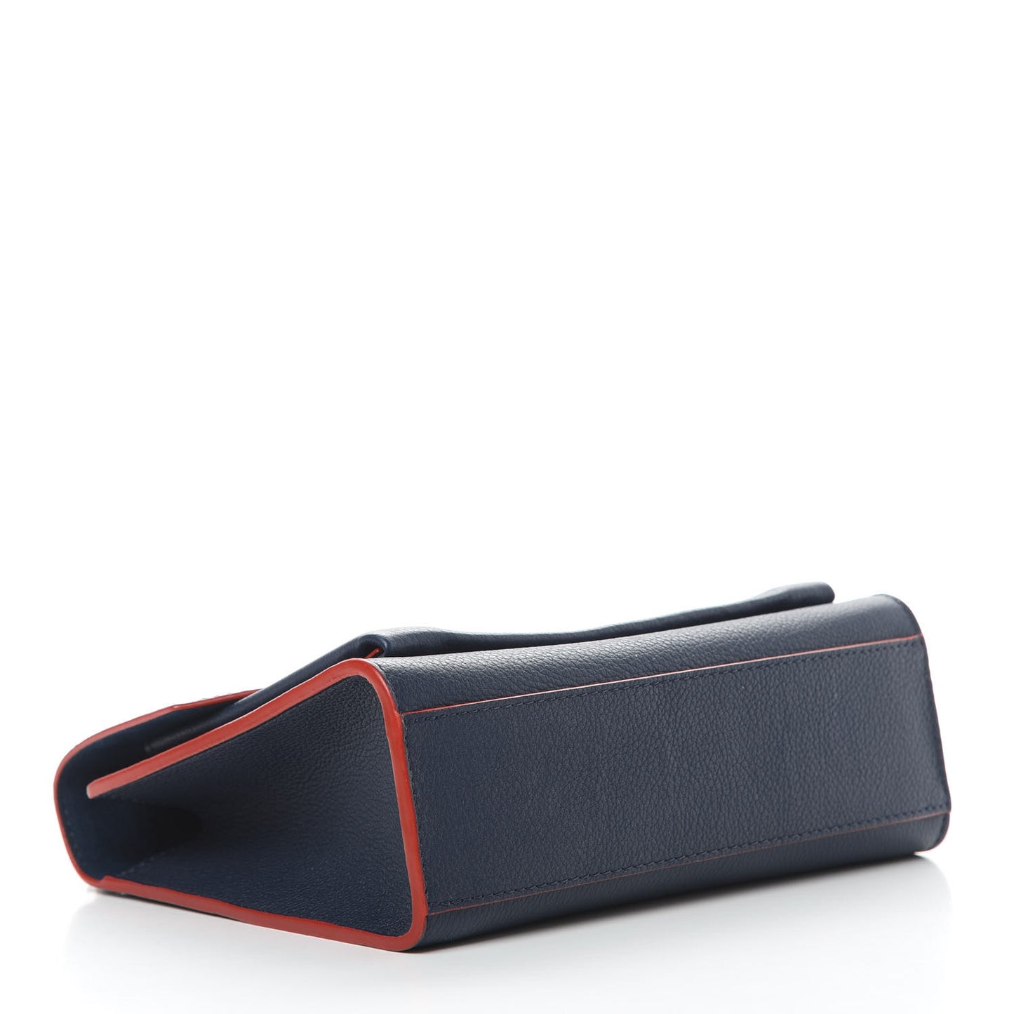 Soft Calfskin Mylockme Chain Bag BB Marine Rouge