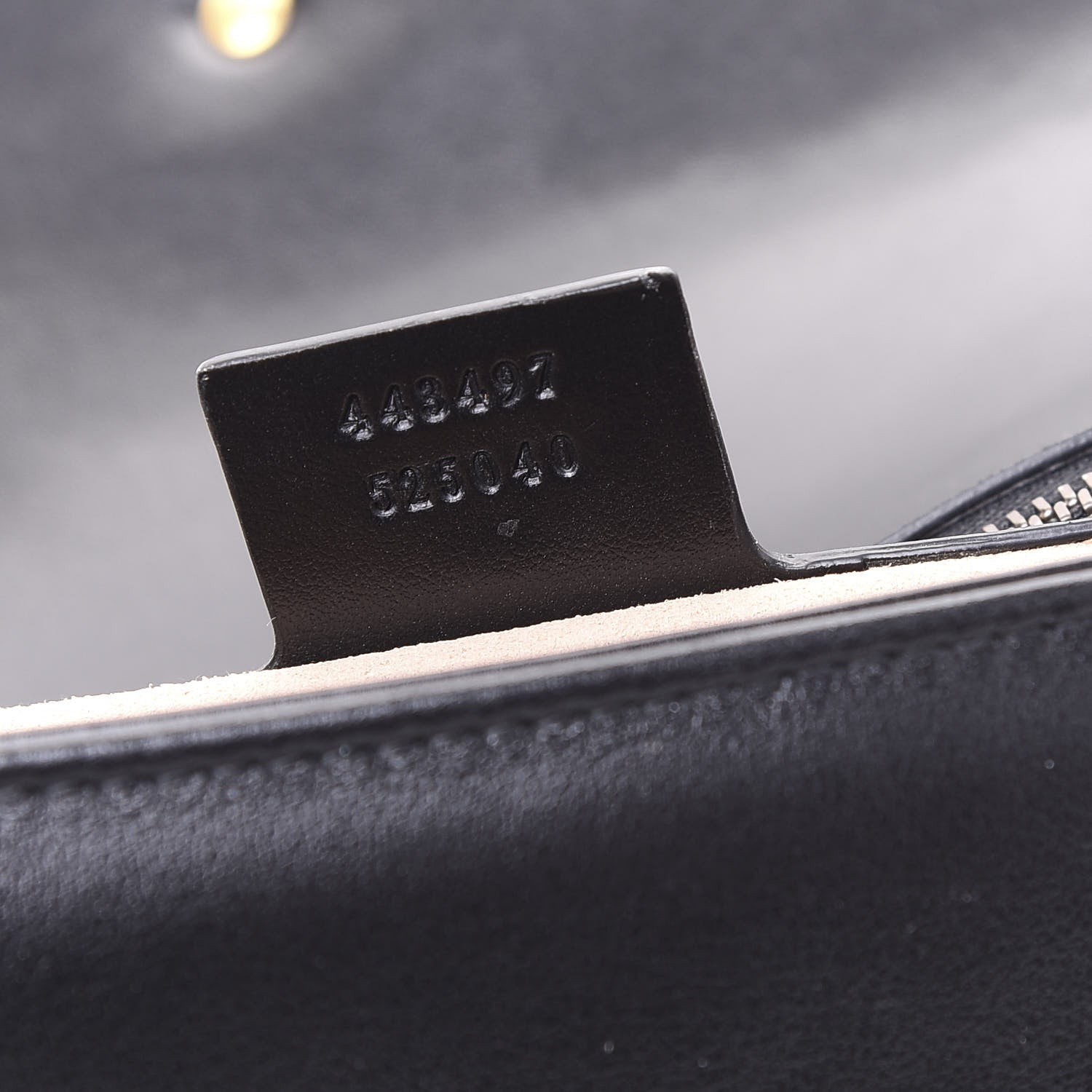 Gucci Calfskin Matelasse Small GG Marmont Shoulder Bag Black 7 of 10