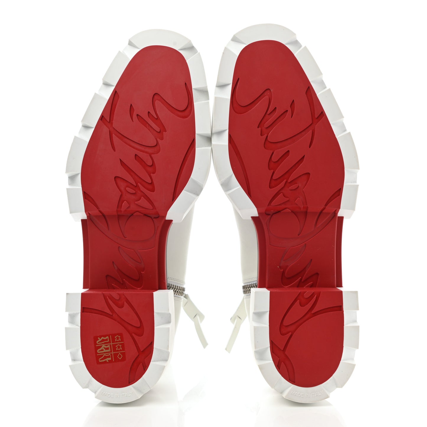 Calfskin Maxiboot Boots 41 Bianco