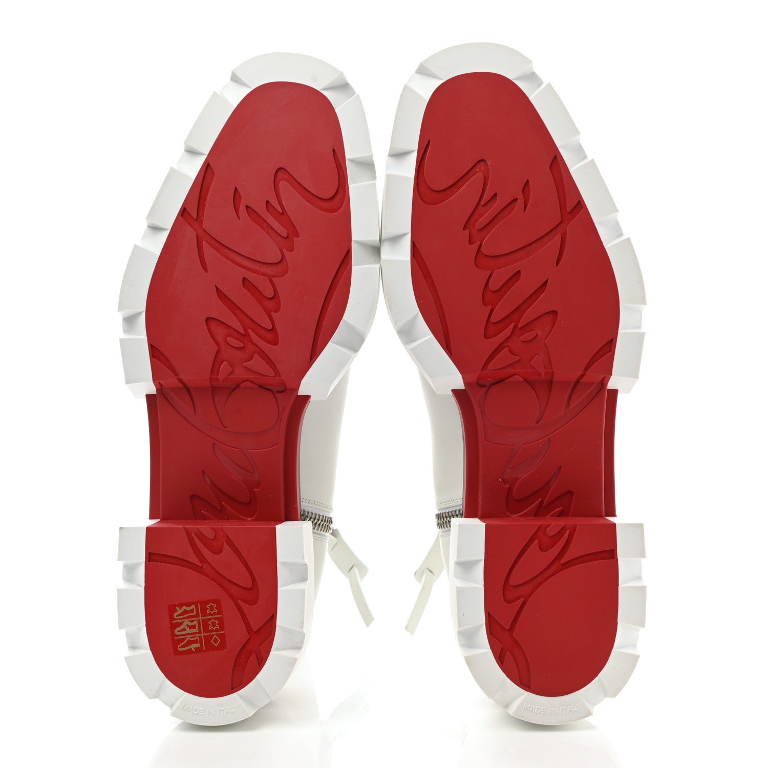 Christian Louboutin Calfskin Maxiboot Boots 41 Bianco 5 of 8