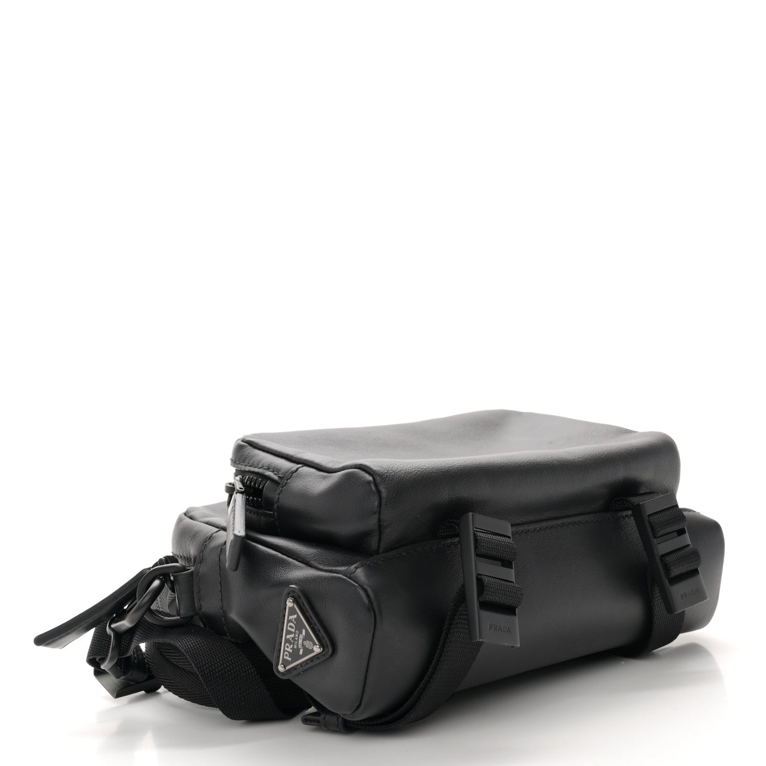 Prada Grace Lux Montagna Messenger Bag Black 4 of 11