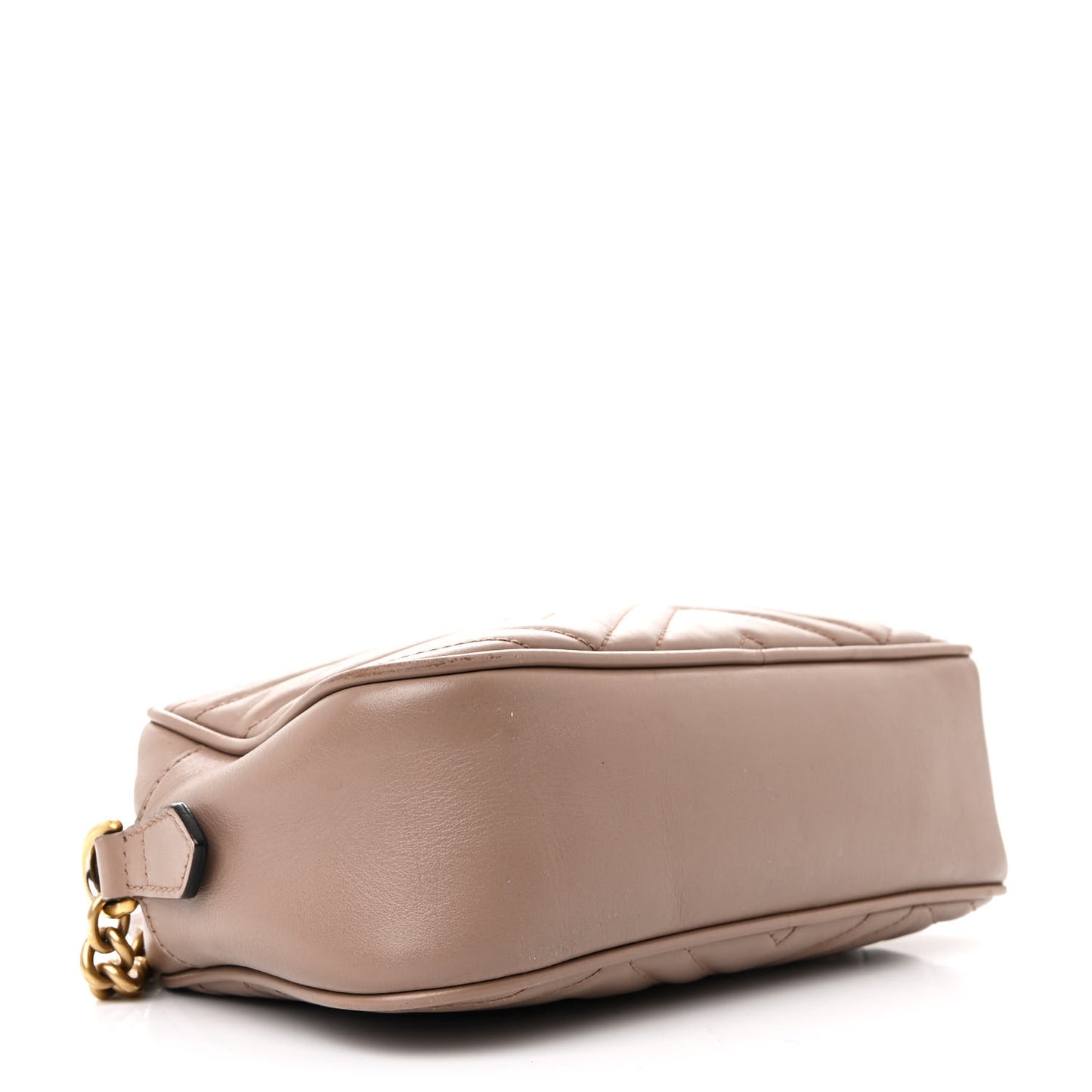 Calfskin Matelasse Small GG Marmont Chain Shoulder Bag Porcelain Rose