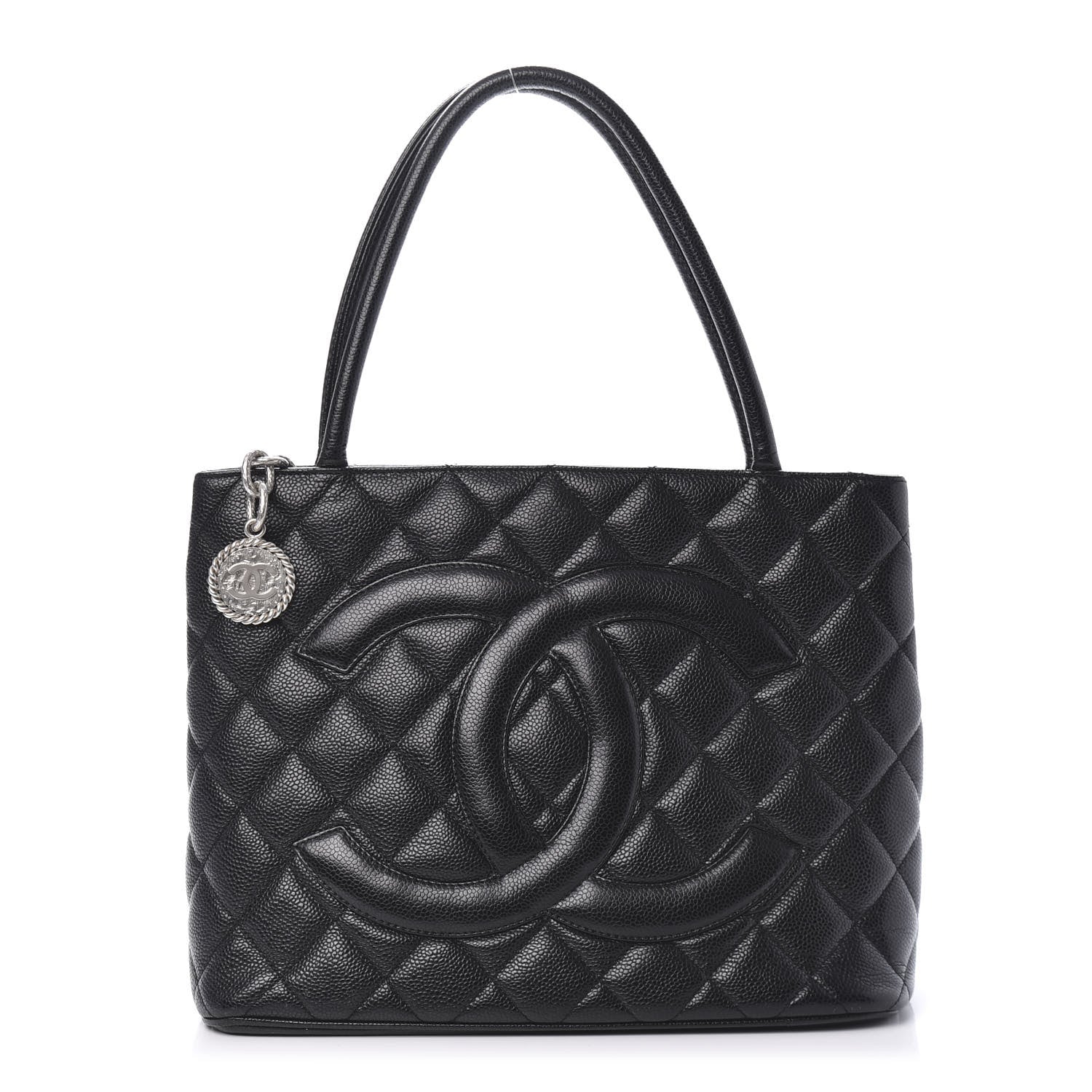 Chanel Caviar Quilted Medallion Tote Black 1 of 11