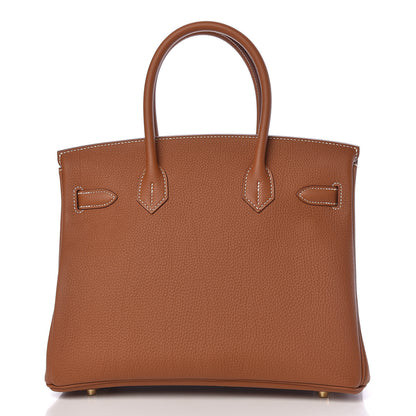 Hermes Togo Birkin 30 Gold 4 of 37