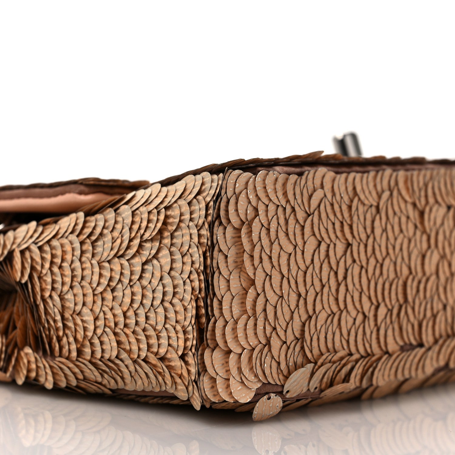 Chanel Sequin Mini Rectangular Flap Gold 8 of 9
