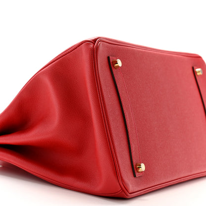Hermes Epsom Birkin 35 Rouge Casaque 8 of 13