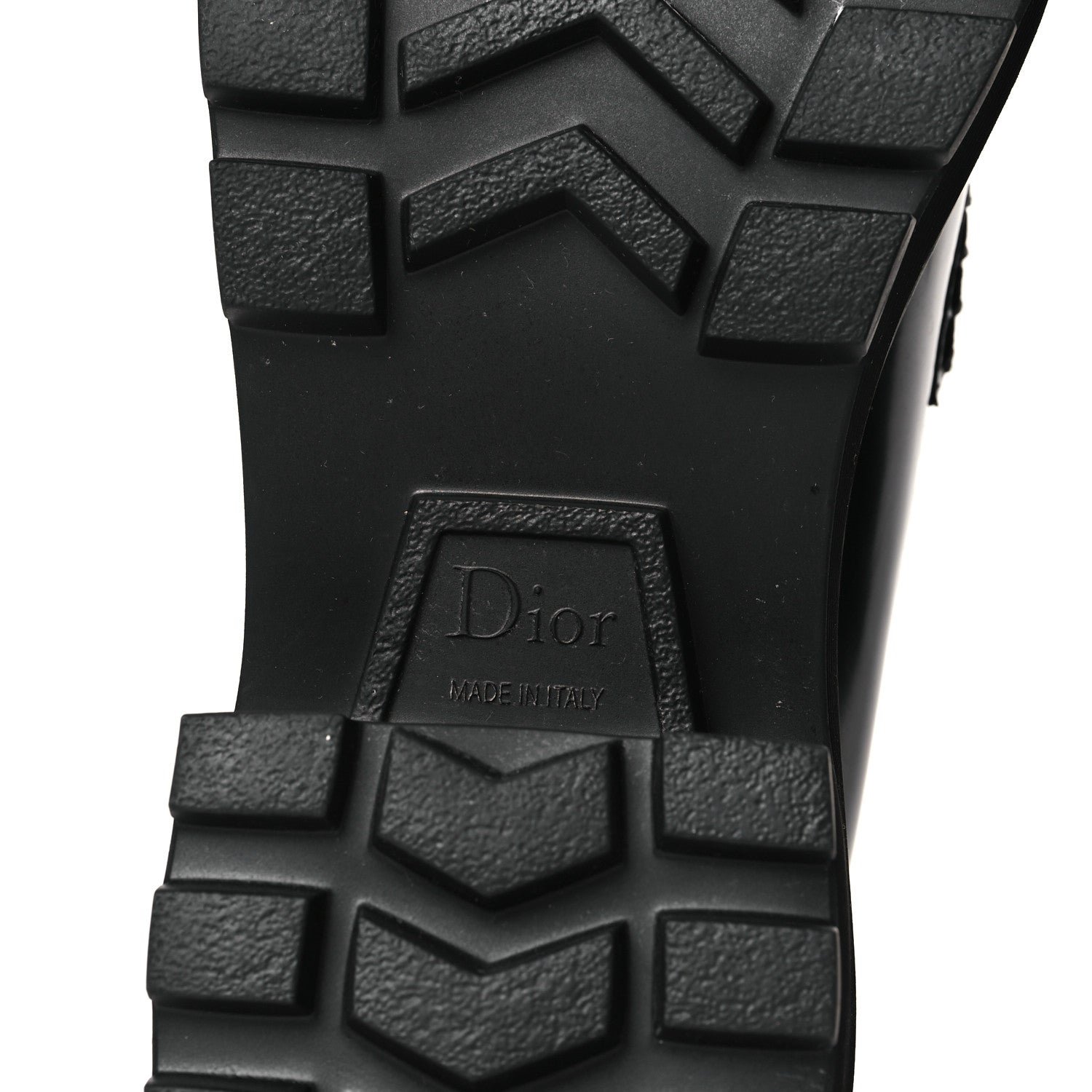Christian Dior Brushed Calfskin Dior Code Lug Sole Platform 35mm Loafers 39.5 Black 6 of 8