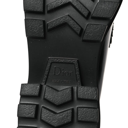 Christian Dior Brushed Calfskin Dior Code Lug Sole Platform 35mm Loafers 39.5 Black 6 of 8