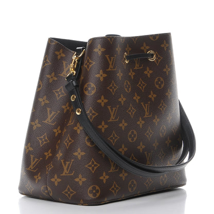 Louis Vuitton Monogram Neonoe MM Black 3 of 6