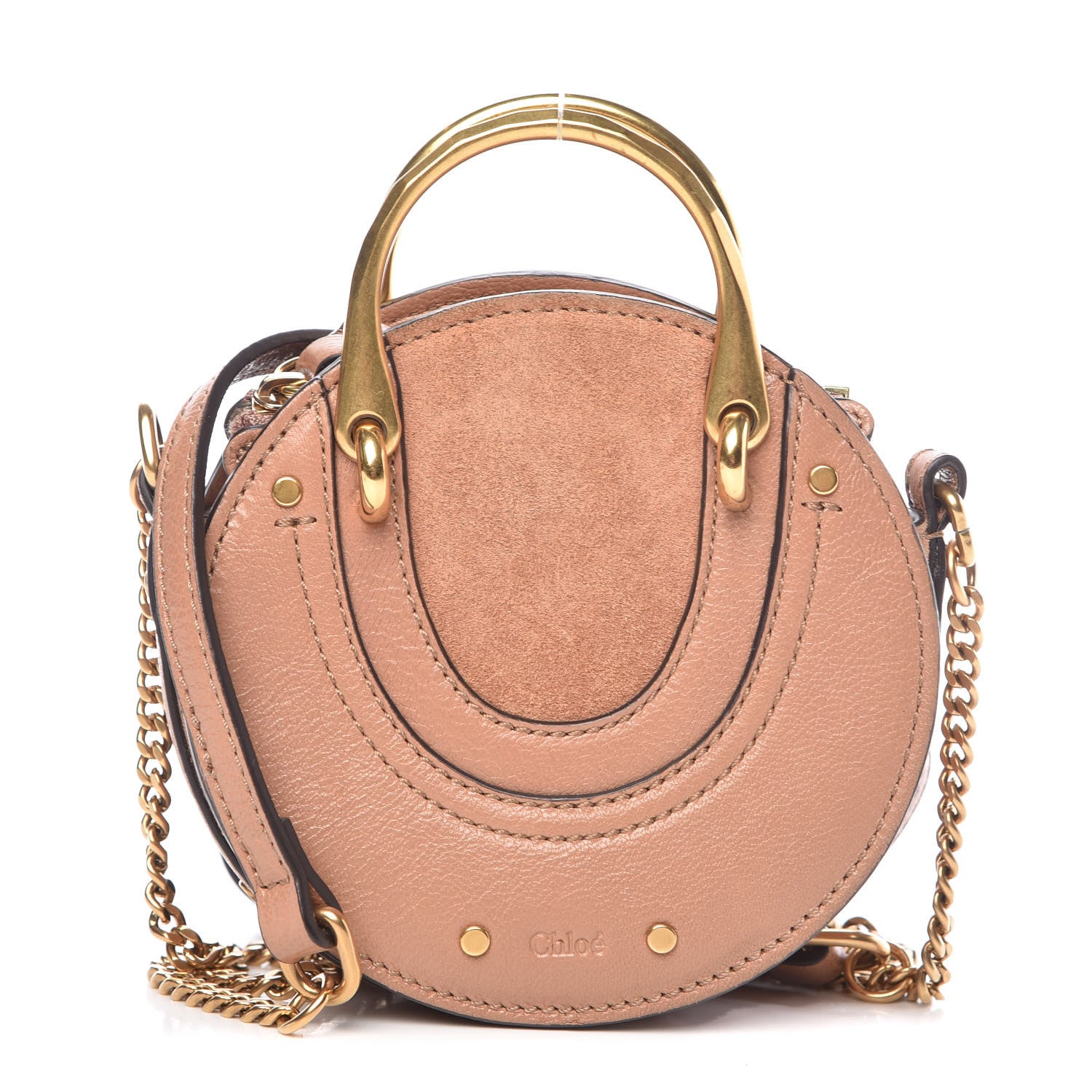Chloe Goatskin Suede Mini Pixie Bag Nougat 1 of 9