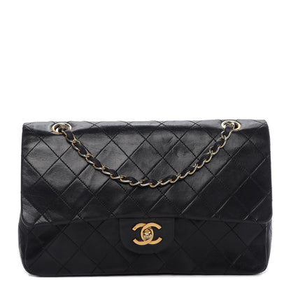 Chanel Lambskin Quilted Small Double Flap Black 1 of 10