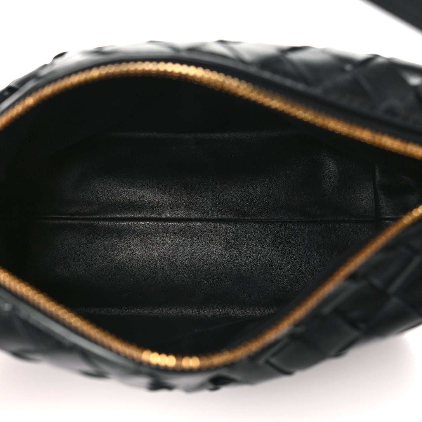 Calfskin Nappa Intrecciato Mini Wallace Black
