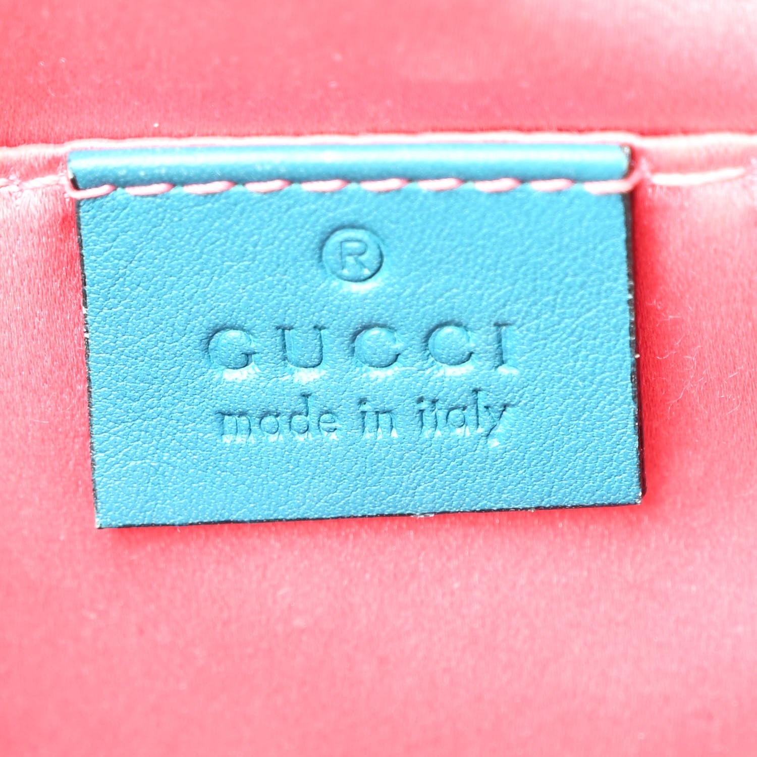 Gucci Velvet Matelasse Small GG Marmont Chain Shoulder Bag Pavone Cyan 6 of 12