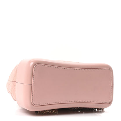 Chanel Aged Calfskin Quilted Small Gabrielle Backpack Pink 4 of 10