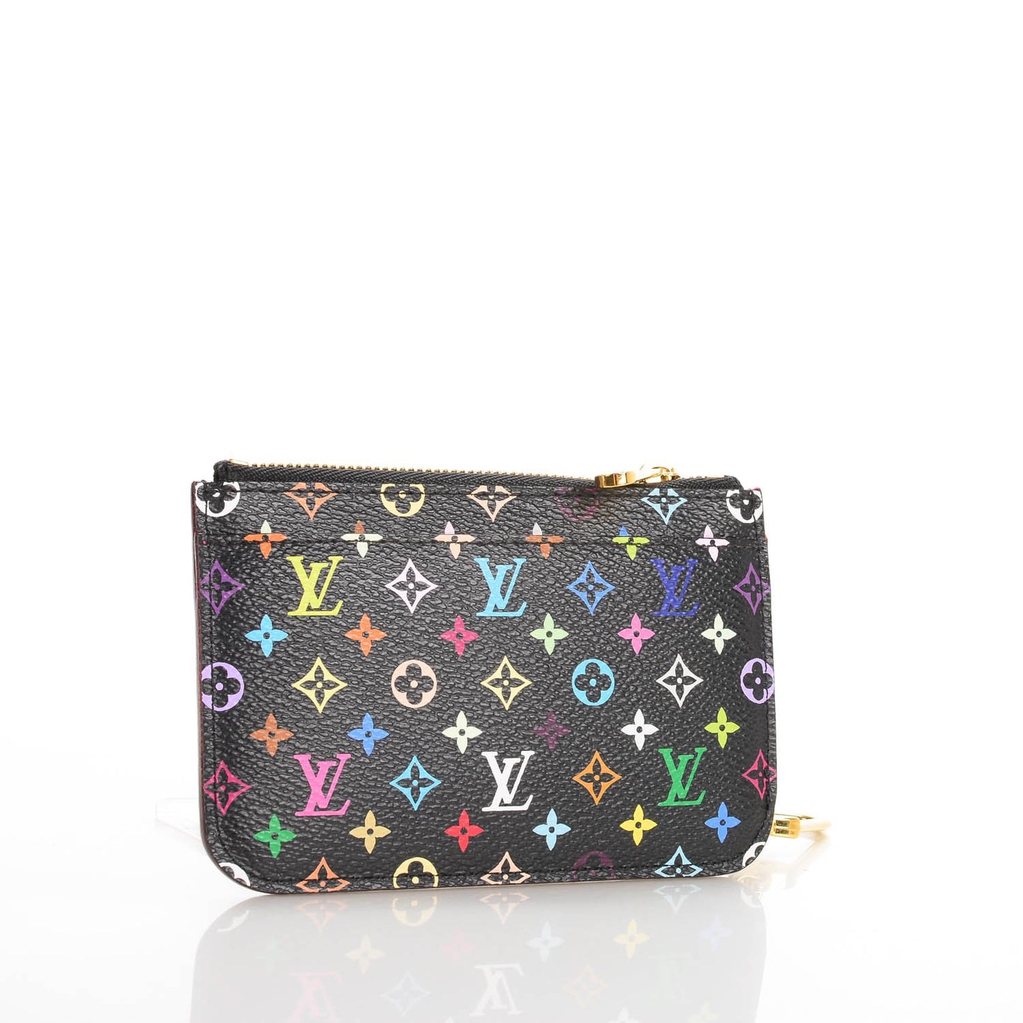 Monogram Multicolor Key Pouch Black Grenade