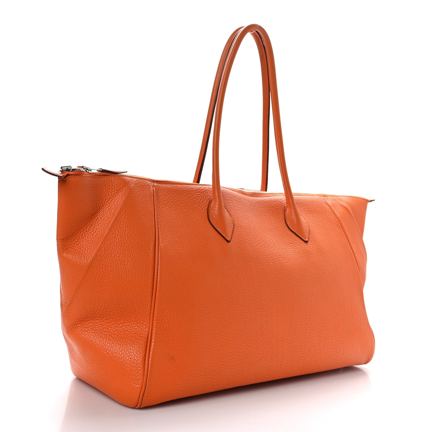 Hermes Taurillon Clemence Paris Bombay 37 Orange 2 of 13