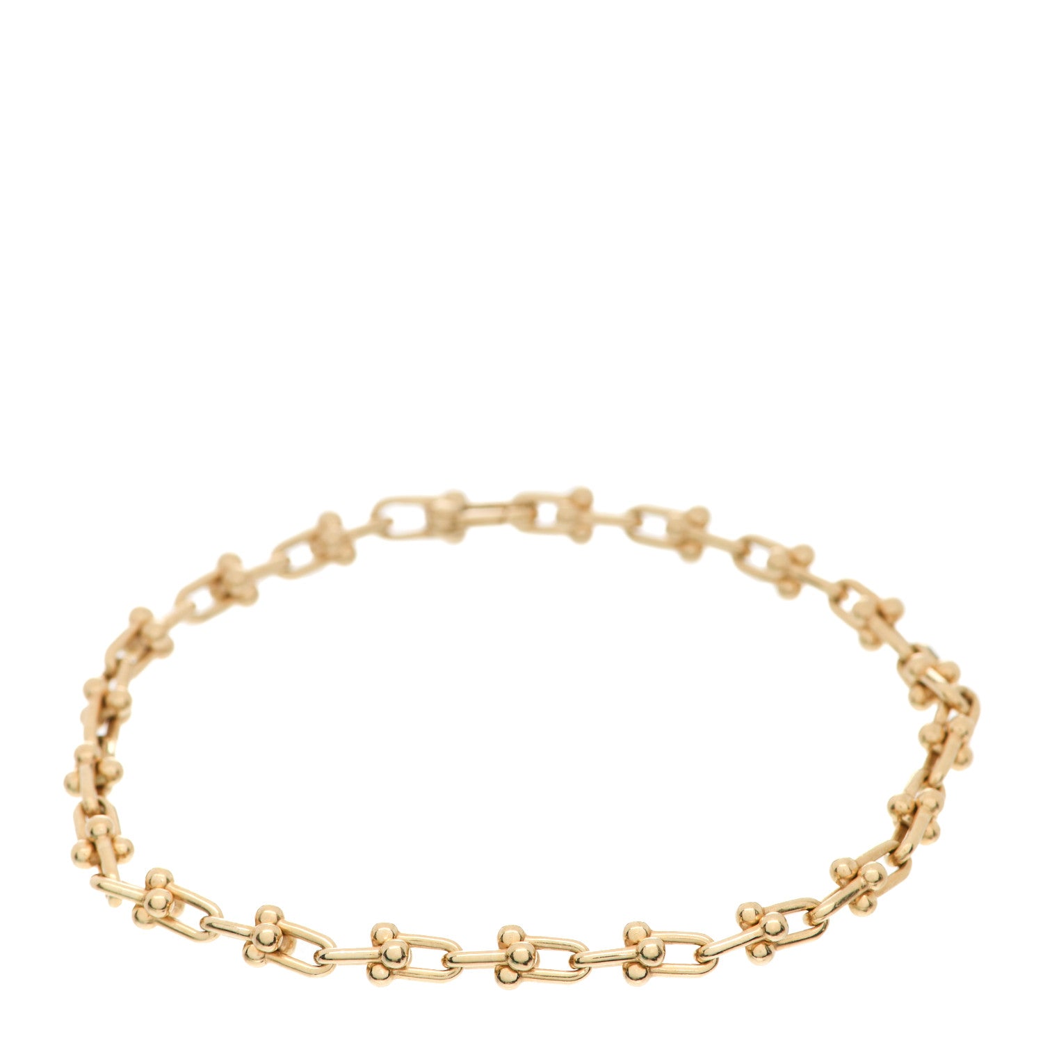 Tiffany 18K Yellow Gold Micro HardWear Link Bracelet 1 of 4
