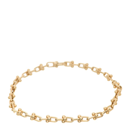 Tiffany 18K Yellow Gold Micro HardWear Link Bracelet 1 of 4