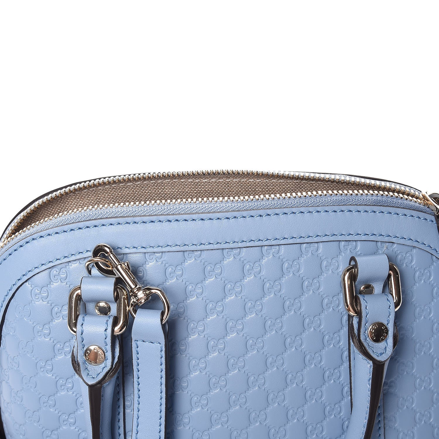 Gucci Microguccissima Mini Dome Bag Mineral Blue 11 of 12