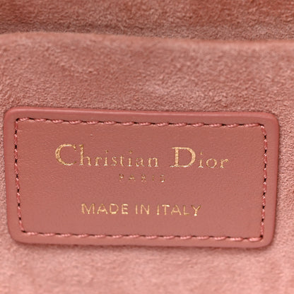 Christian Dior Lambskin Cannage Small Diortravel Vanity Case Pink 6 of 9