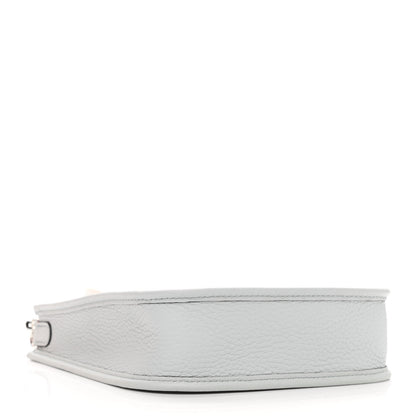 Hermes Taurillon Clemence Amazone Evelyne TPM Bleu Pale Nata 3 of 10
