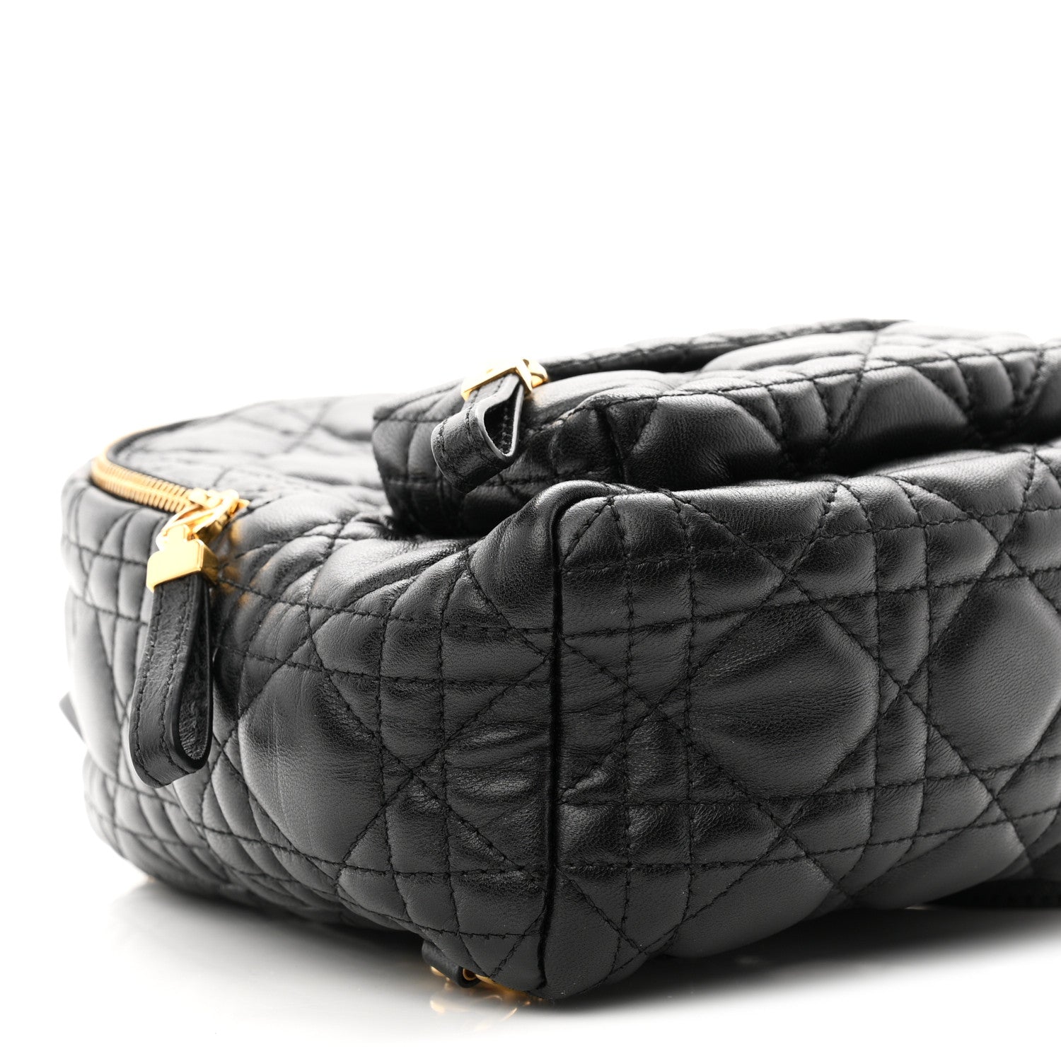 DIOR - Mini Backpack Black Cannage Lambskin
