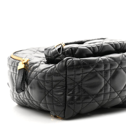 Christian Dior Lambskin Cannage Mini Backpack Black 9 of 11
