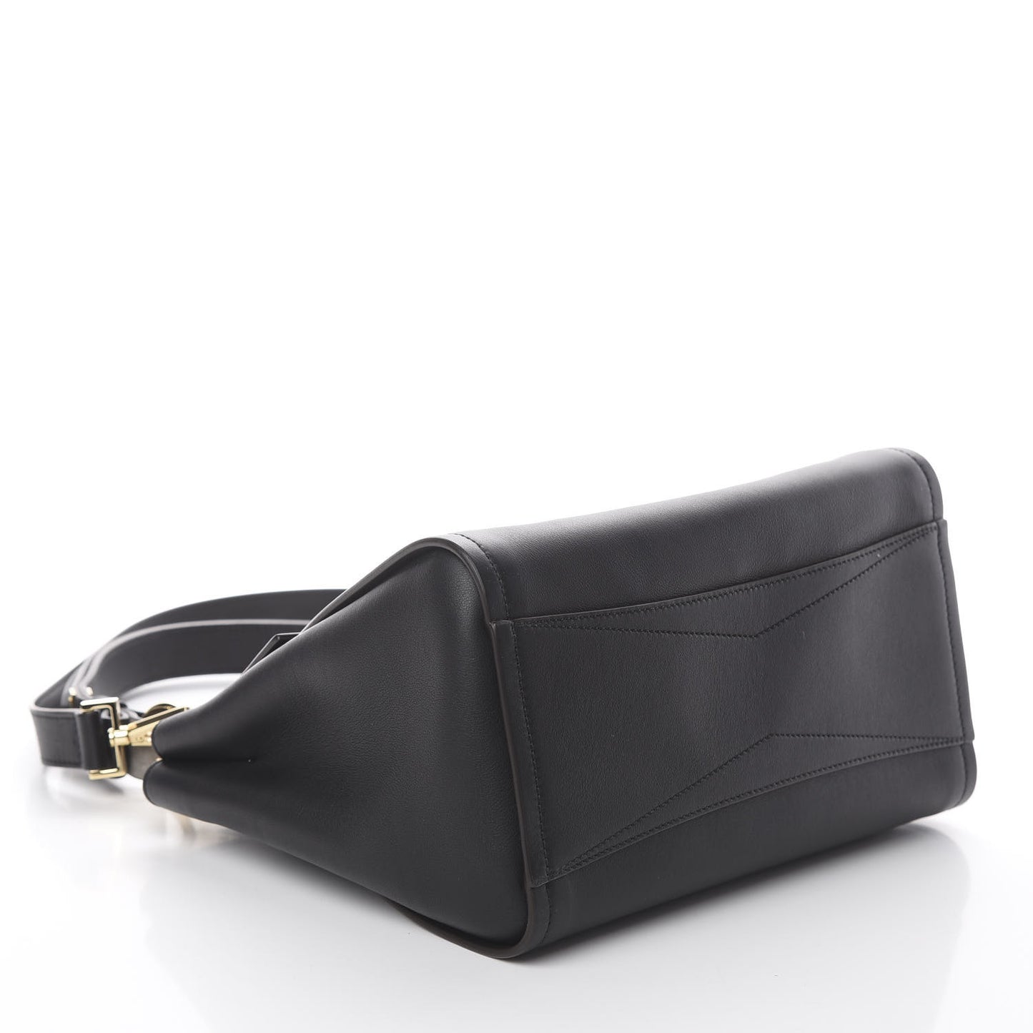 Calfskin Small Mystic Shoulder Bag Black