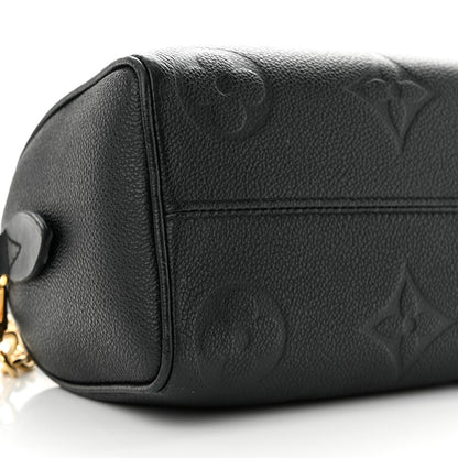 Louis Vuitton Empreinte Monogram Giant Speedy Bandouliere 20 Black 8 of 10