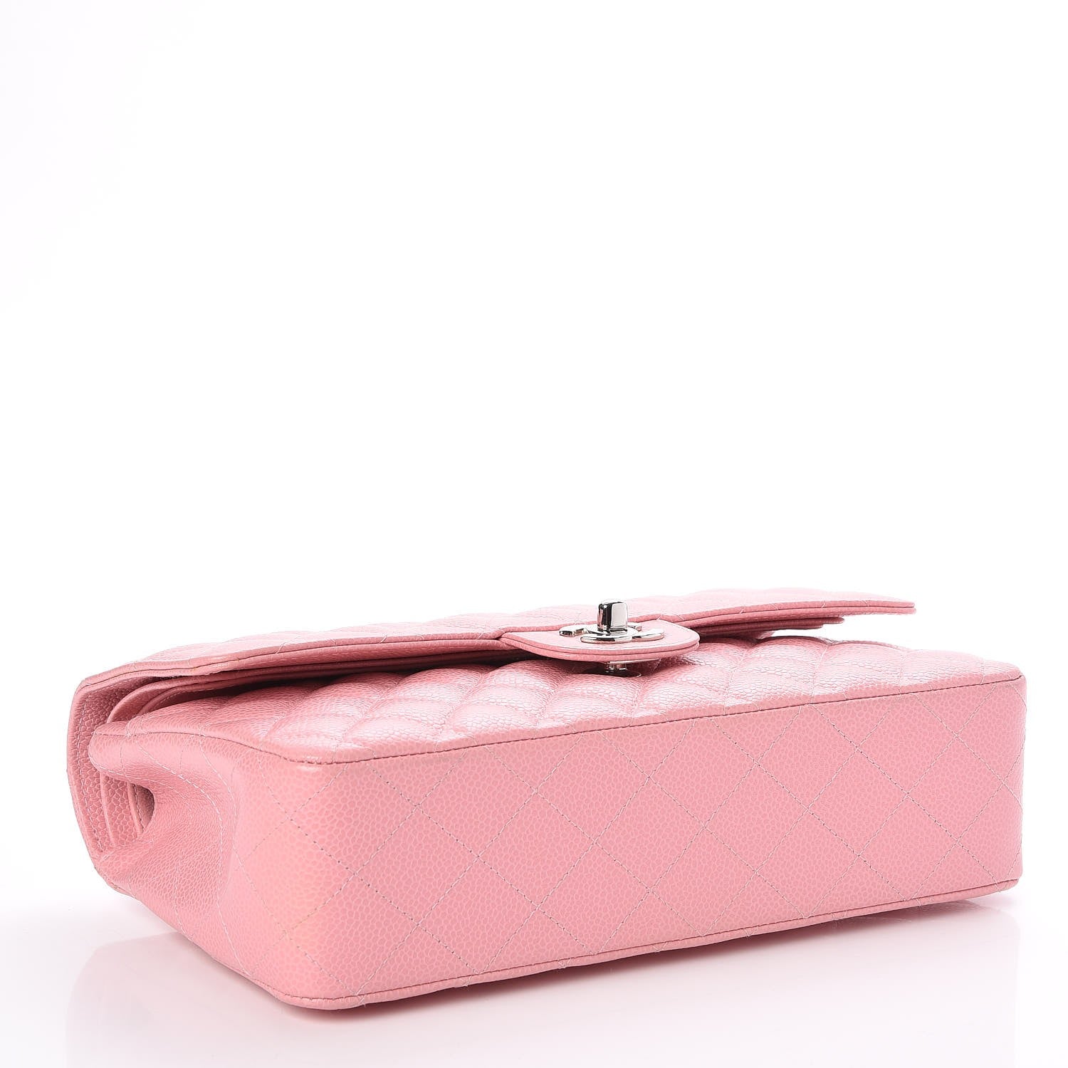 Chanel Caviar Quilted Medium Double Flap Pink 4 of 8