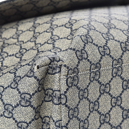 Gucci GG Plus Monogram Messenger Diaper Bag Navy 13 of 16
