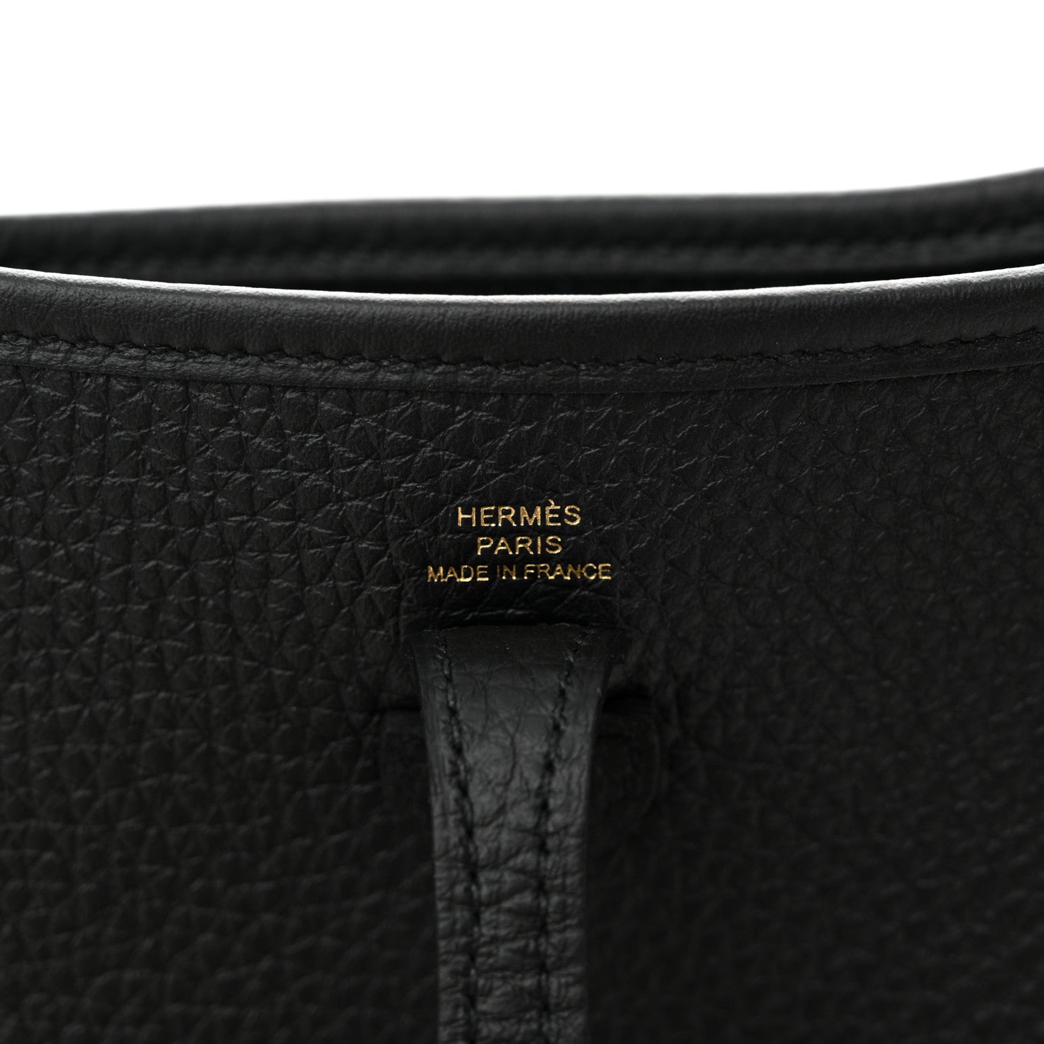 Hermes Taurillon Clemence Evelyne TPM Black 6 of 11