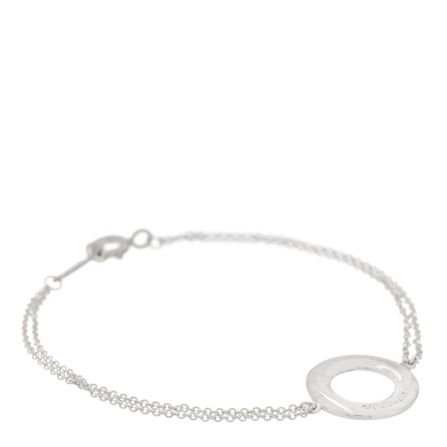 Tiffany Sterling Silver 1837 Circle Chain Bracelet 1 of 3