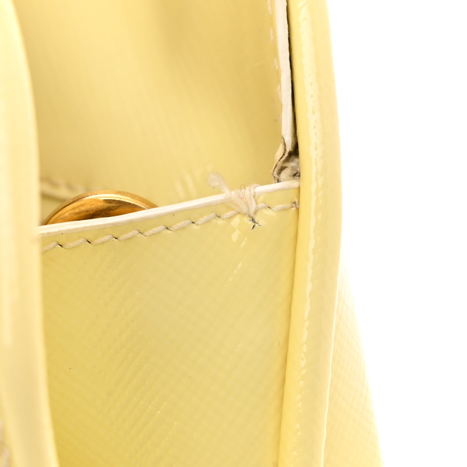 Prada Saffiano Lux Medium Open Promenade Tote Ananas 15 of 16