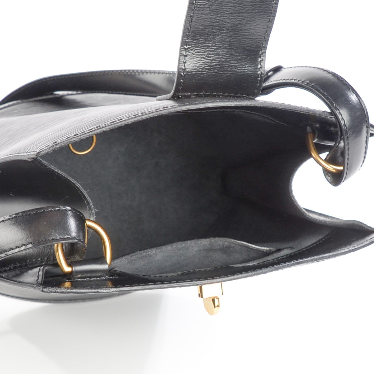 Louis Vuitton Epi Cluny Black 5 of 8