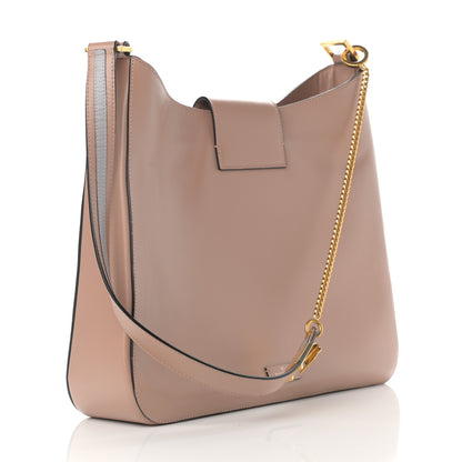 Valentino Garavani Smooth Calfskin VSling Hobo Bag Camel Rose 3 of 11