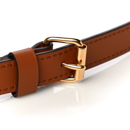 Louis Vuitton Calfskin Monogram Fold Tote PM Shoulder Strap Caramel 6 of 6