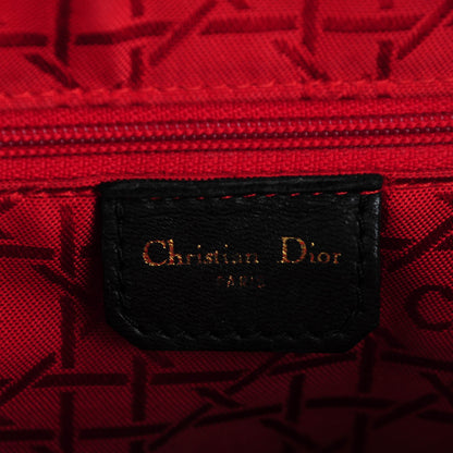 Christian Dior Lambskin Cannage Medium Lady Dior Black 6 of 9