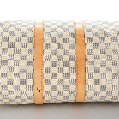 Louis Vuitton Damier Azur Keepall Bandouliere 45 5 of 13