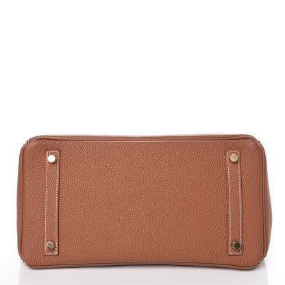 Hermes Togo Birkin 30 Gold 6 of 39
