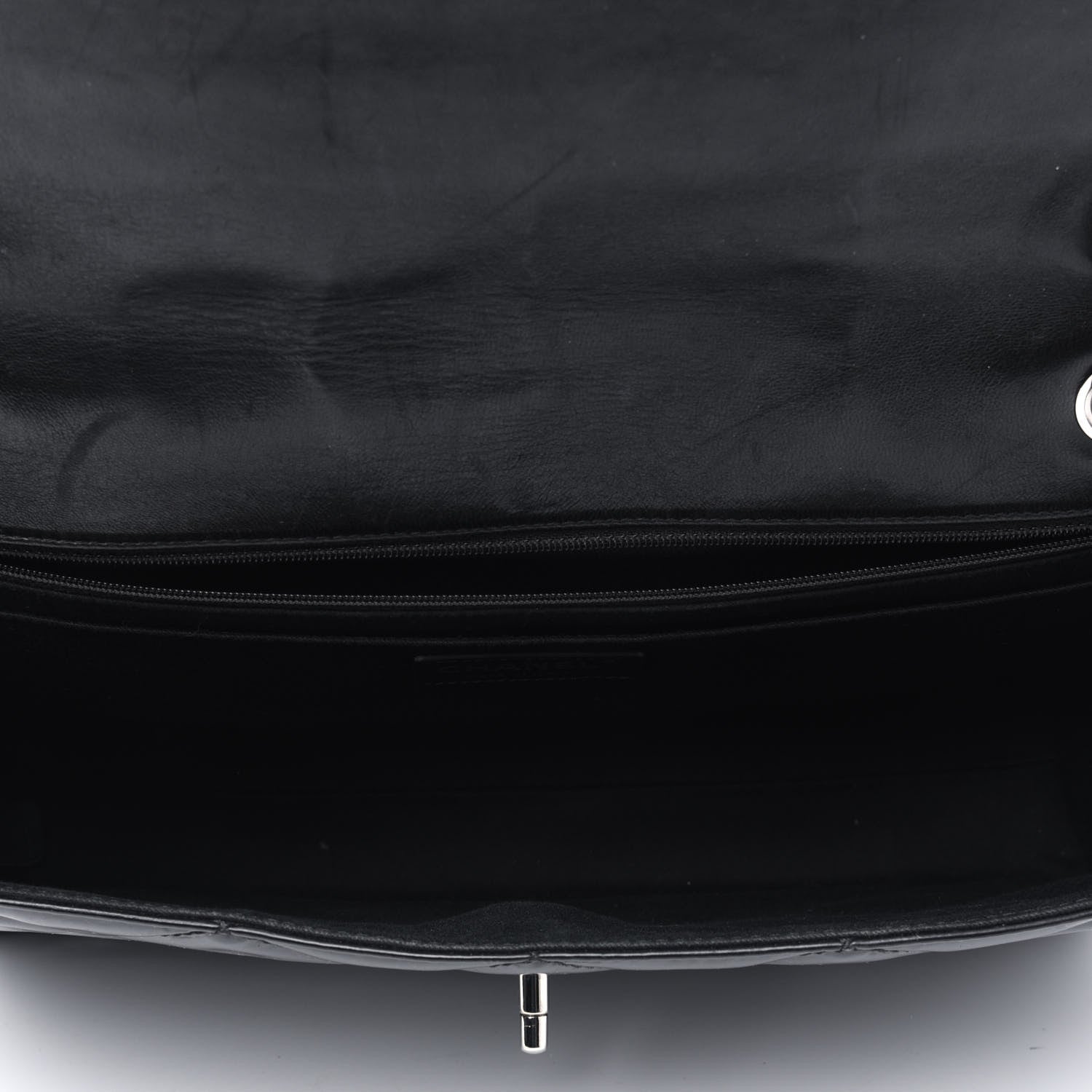 Chanel Vinyl Quilted In the Business Flap Bag Black 3 of 4