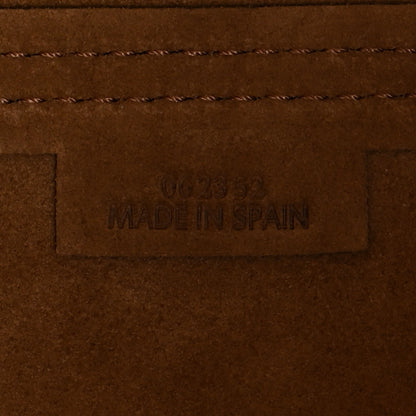 Loewe Shiny Calfskin Medium Puzzle Fold Tote Dark Khaki Green 6 of 9