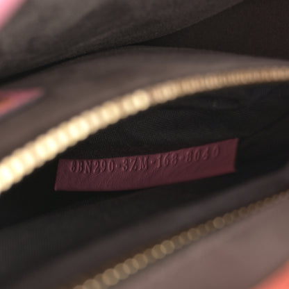 Fendi Vitello Seta Medium Peekaboo Iconic Satchel Pink 7 of 10